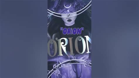 Orion konusu